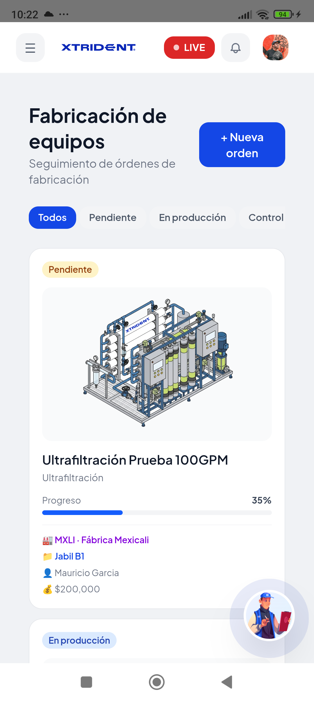 Fabricación